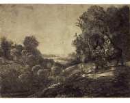 Rembrandt Harmensz. van Rijn The Flight into Egypt 01 - Hermitage